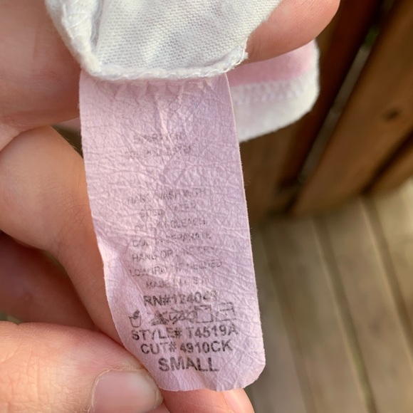 Zoah Pink/Tan Chevron Embellished Tank - Picture 7 of 8